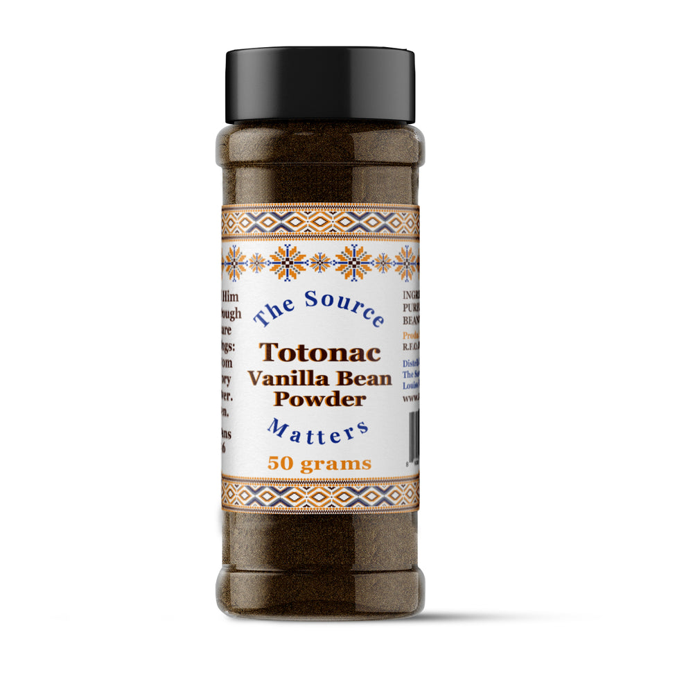 Vanilla Bean Powder - Whole Gourmet Grade A Vanilla Beans Powdered (Totonac - Mexico) -  50 grams