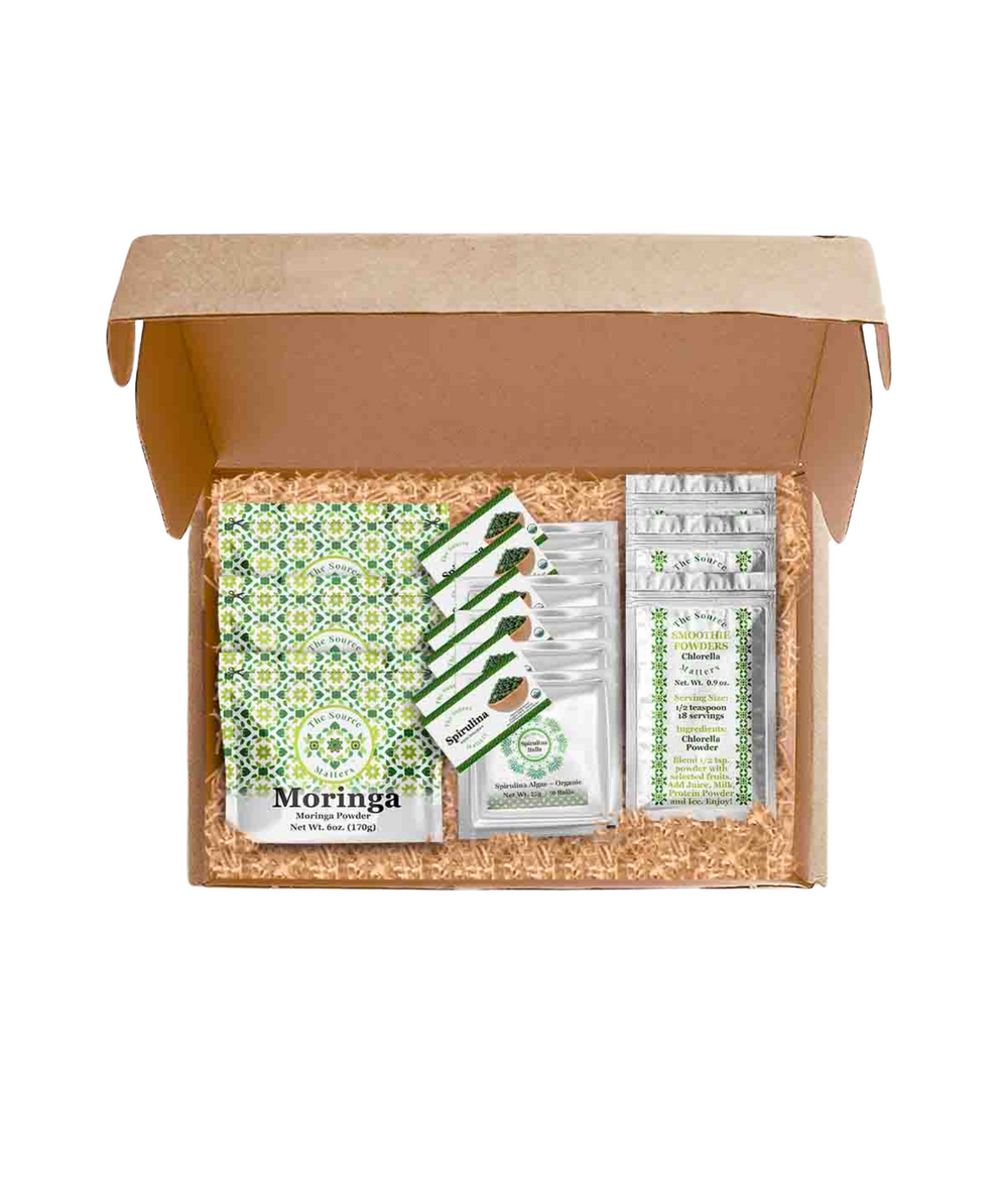 Superfood Gift Box (Moringa, Spirulina & Chlorella)