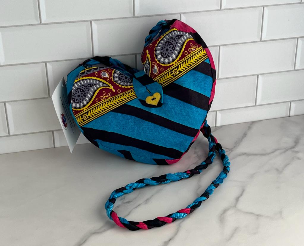 
                  
                    Zambia HandMade Heart Bags
                  
                