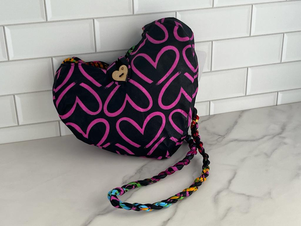 
                  
                    Zambia HandMade Heart Bags
                  
                