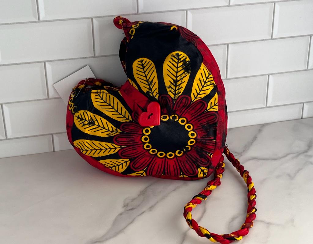 
                  
                    Zambia HandMade Heart Bags
                  
                